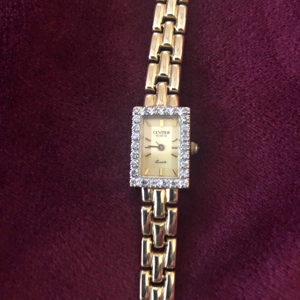 Beautiful 14k and diamond watch!